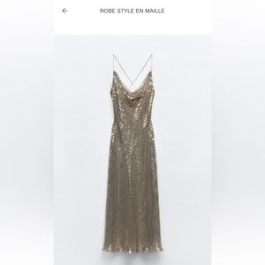 Zara dress size small new with tags